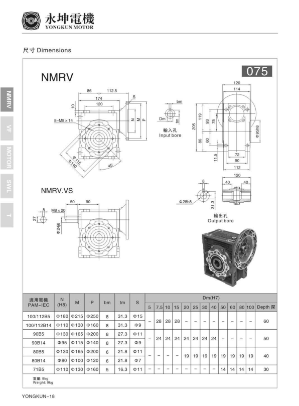 NMRV075减速机