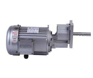 Silver profile of vertical gear reducer