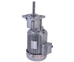 Silver profile of vertical gear reducer